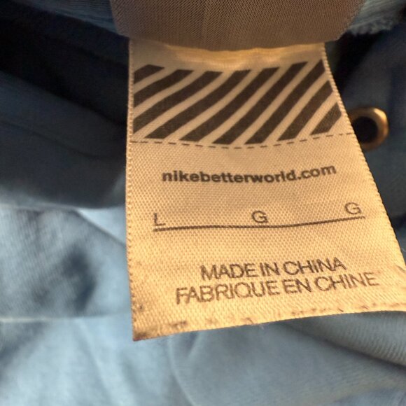 Nike Track & Field 1-77 Hoodie Vintage Distressed Blue with Orange Sz Large - Picture 8 of 14